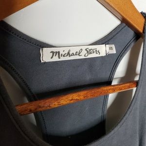 michael stars flame wash midi dress